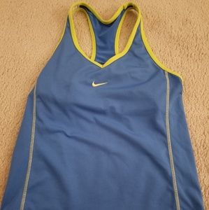 Nike tank top with built in bra